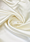 Итальянский плотный атласный шелк айвори фото 2