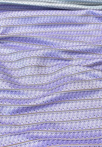 Итальянский космтюмно-плательный жаккард сиреневый мелкий орнамент fendi