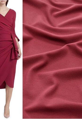 Кликните для увеличения изображения Джерси вискоза вишневый