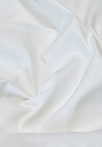 Ткань джинс хлопок костюмный белый