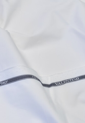 Кликните для увеличения изображения Хлопок белый плательный Valentino
