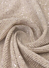 Гофре трикотаж с пайетками пыльная роза Atelier Emé фото 2