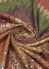 Сетка с пайетками зигзагMissoni красные фото 2