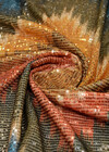 Сетка с пайетками зигзагMissoni оранжевые фото 2