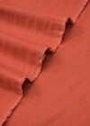 Итальянский лен костюмно-плательный красного цвета фото 3