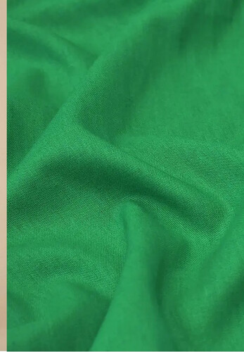 Итальянский лен костюмно-плательный зеленого цвета