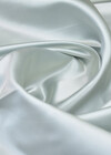 Итальянский плотный атласный шелк нежный голубой фото 2