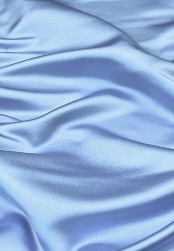 Итальянский атлас дюшес шелк голубой