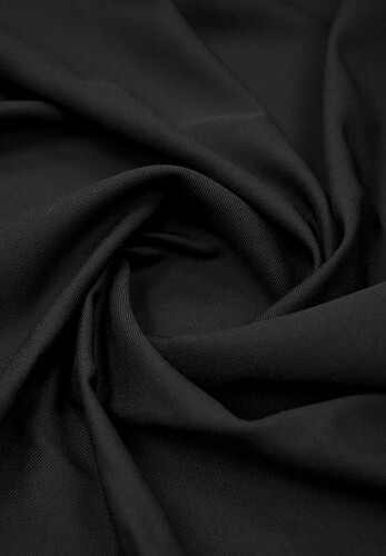 Шерсть костюмная, стрейч (черная диагональ)