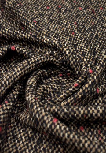 Донегал Твид шерсть костюмно-пальтовый в елочку