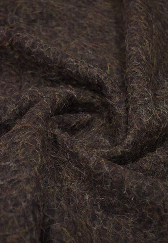 Кликните для увеличения изображения Пальтовая шерсть фактурная коричневая