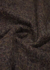 Пальтовая шерсть фактурная коричневая фото 1