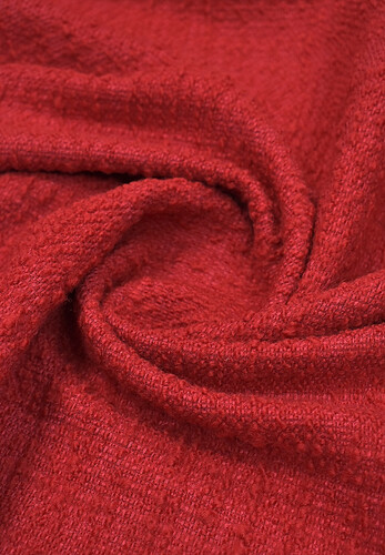 Твид шанель шерстяной красный