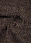 Пальтовая шерстяная ткань с мохером, коричневая Loro Piana фото 1