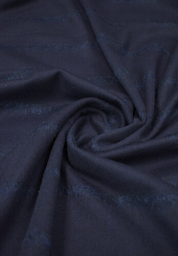 Шерсть Burberry в полоску синяя