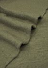 Шерстяной трикотаж футер букле цвета хаки фото 3