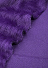 Искусственный мех фиолетовый длинноворсовый фото 3