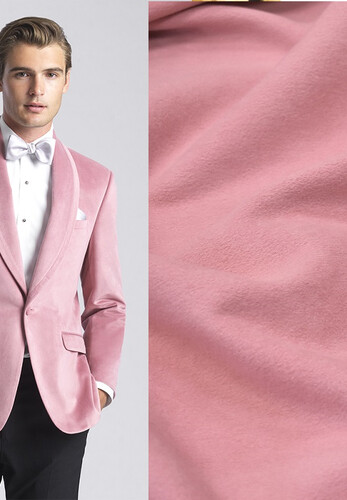 Кликните для увеличения изображения Бархат театральный для сцены розовый хлопок