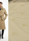 Хлопок с пропиткой бежевый с жаккардовым узором Burberry фото 1