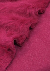 Фуксия длинноворсовый искусственный мех фото 3