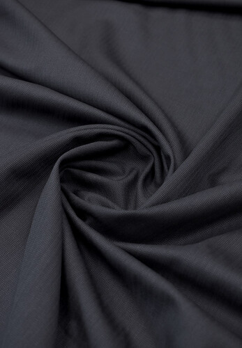 Костюмная ткань черная меланж super 140 Baharive