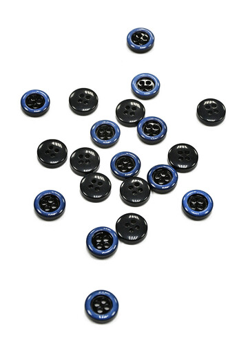 Пуговица рубашечно-плательная темно-синий 10 мм