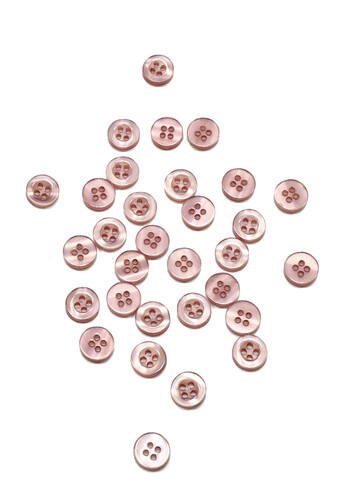 Пуговица рубашечно-блузочная розовая 8 мм