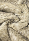 Мех искусственный бежевый длинный ворс Италия фото 2