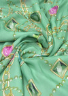 Шифон D&G мятный фото 2