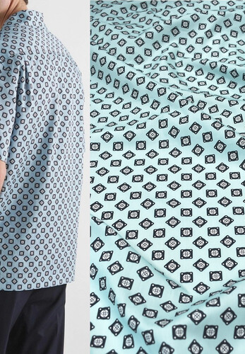 Хлопок с шелком рубашечный Dunhill