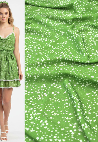 Плательный креп принт Blumarine