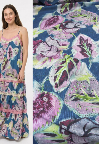 Плательно-блузочный штапель вискоза Blumarine Италия