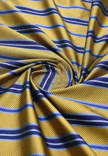 Кликните для увеличения изображения Итальянский космтюмно-плательный жаккард полоска желтый