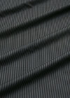 Костюмная ткань черная в полоску super 140 Baharive фото 2