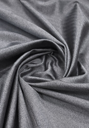 Шелк тафта в полоску стальная плательно-костюмная Marni