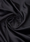 Атлас дюшес черный натуральный шелк Gianfranco Ferré фото 2