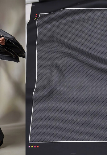 Шелк натуральный платочный принт Gianfranco Ferré