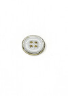 Пуговица классика золото белый 20 мм фото 2