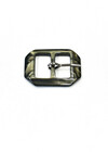 Пряжка пластиковая серо-зеленая 40 мм фото 1