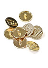 Пуговицы Liu Jo золотистый металл 20 мм фото 1