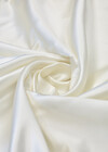 Атлас дюшес белый глянцевый натуральный шелк фото 1
