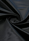 Атлас дюшес натуральный шелк черный Италия фото 2