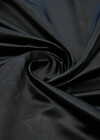 Атлас дюшес натуральный шелк плательный черный Италия фото 2