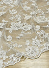 Кружево декоративное айвори с бисером фото 2