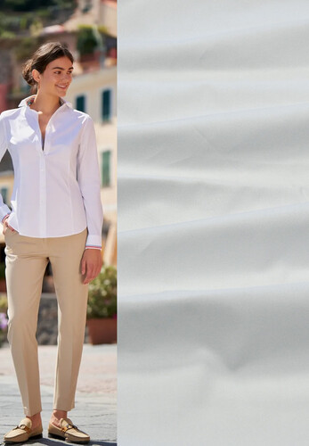 Сорочечный хлопок белый Harmont Blaine