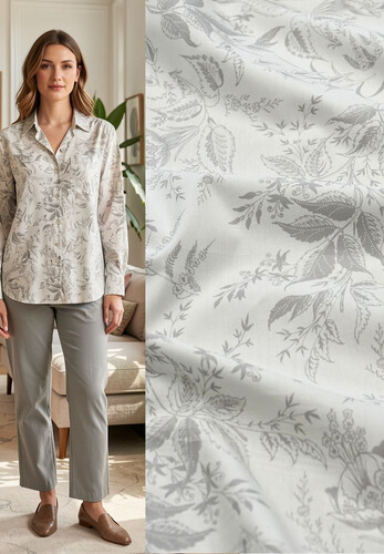 Хлопок плательно-рубашечный пастельные цветы