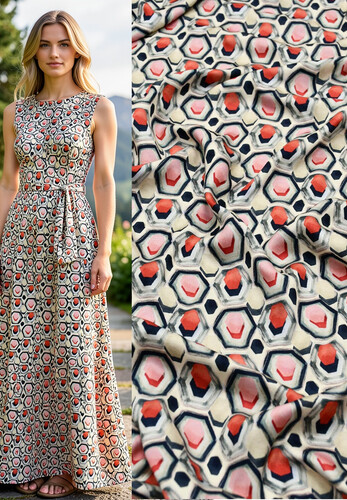 Район вискоза коралл геометрия