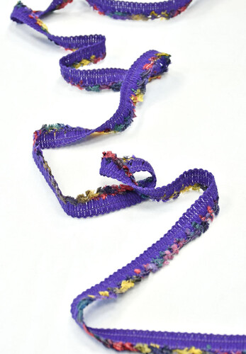 Тесьма кант фиолетовая узкая