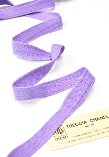 Тесьма Шанель фиолетовая плетеная