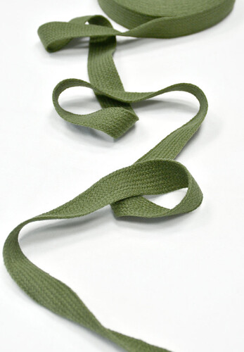 Тесьма Шанель хаки плетеная